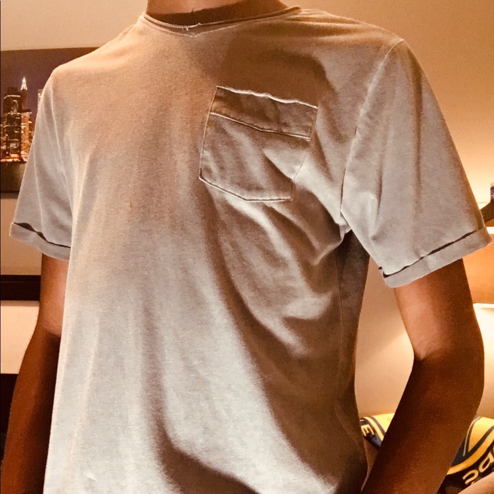 New never worn light grey shirt